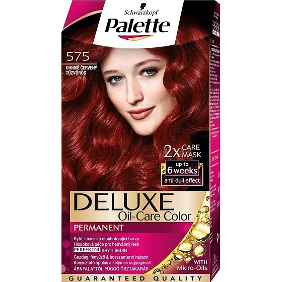 Schwarzkopf Palette Deluxe farba do włosów 575 Ognista czerwień 115 ml