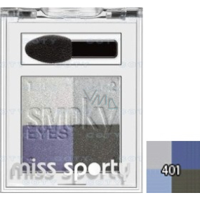 Miss Sporty Studio Colour Smoky Quattro oční stíny 401 Blue Eyes 2,2 g Miss Sporty Studio Colour Smoky Quattro oční stíny 401 Blue Eyes 2,2 g