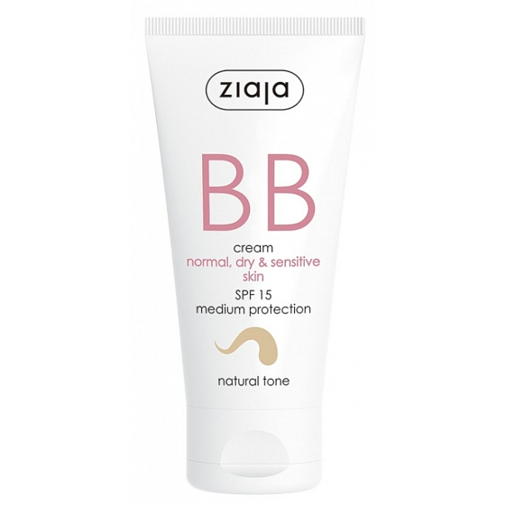 Ziaja BB SPF 15 krem normalny, sucha i wrażliwa skóra 02 Natural 50 ml