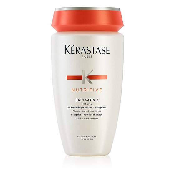 Kérastase Nutritive Bain Satin 2 Irisome šampon pro suché a zcitlivělé vlasy 250 ml