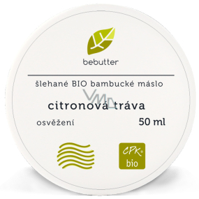 Aromatica Bebutter Bio Citronová tráva šlehané bambucké máslo na unavené svaly 50 ml