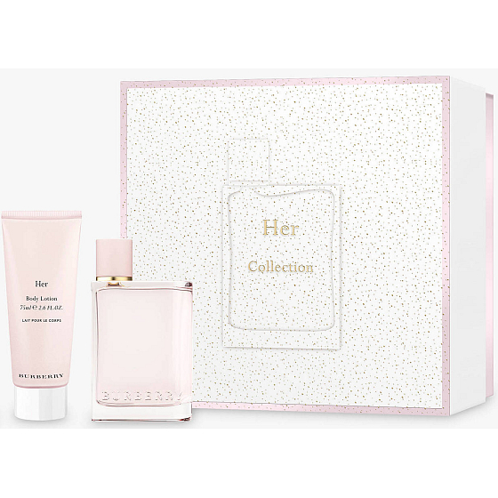 Burberry Burberry Her parfémovaná voda pro ženy 50 ml + tělové mléko 75 ml, dárková sada