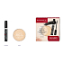Rimmel London Black & Matte Extra Super Lash řasenka 101 černá 8 ml + Stay Matte Powder pudr 001 Transparent 14 g, kosmetická sada