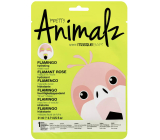 MasqueBar Pretty Animalz Płomyczek Tekstylna maska nawilżająca do twarzy przeciw niedoskonałościom 21 ml