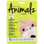 MasqueBar Pretty Animalz Płomyczek  Tekstylna maska nawilżająca do twarzy przeciw niedoskonałościom 21 ml