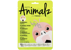 MasqueBar Pretty Animalz Płomyczek Tekstylna maska nawilżająca do twarzy przeciw niedoskonałościom 21 ml