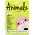 MasqueBar Pretty Animalz Płomyczek  Tekstylna maska nawilżająca do twarzy przeciw niedoskonałościom 21 ml