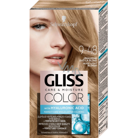 Schwarzkopf Gliss Color farba do włosów 9-48 Naturalna jasna blond 2 x 60 ml