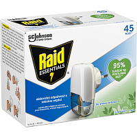 Raid Essentials elektryczny odparowywacz z wkładem, 27 ml, 45 nocy