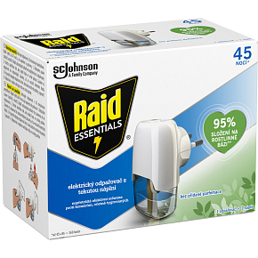 Raid Essentials elektryczny odparowywacz z wkładem, 27 ml, 45 nocy