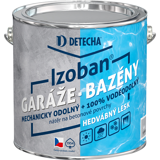 Detecha Izoban farba do betonu, szara, 2 kg