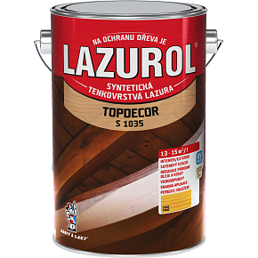 Lazurol Topdecor S1035 cienkowarstwowa lazura do drewna T060 pinia, 4,5 l