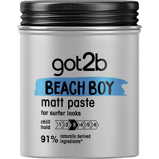got2b Beach Boy matująca pasta do włosów, średnie utrwalenie, 100 ml