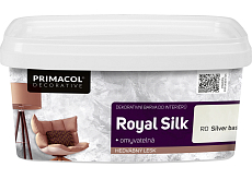 Primacol Decorative Royal Silk zmywalna farba dekoracyjna z połyskiem, R0 baza srebrna