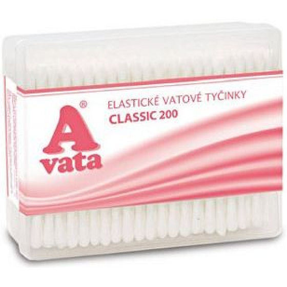 A Vata Classic elastické vatové tyčinky v krabičce 200 kusů
