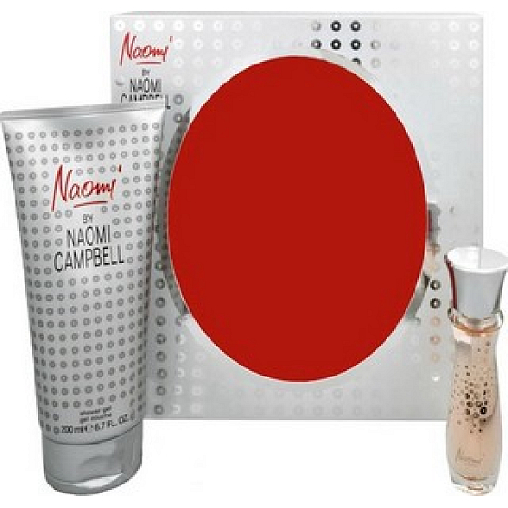 Naomi Campbell by Naomi toaletní voda 15 ml + sprchový gel 200 ml, dárková sada