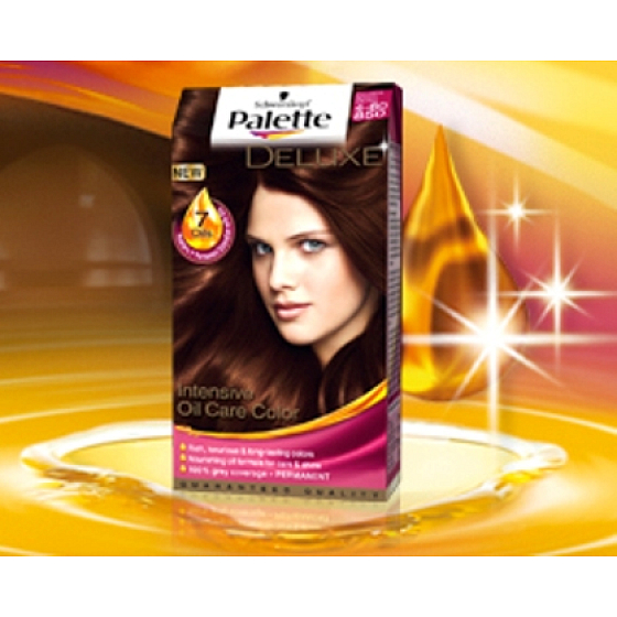 Schwarzkopf Palette Deluxe pečujících 7 olejů barva na vlasy 850 Sametově hnědá