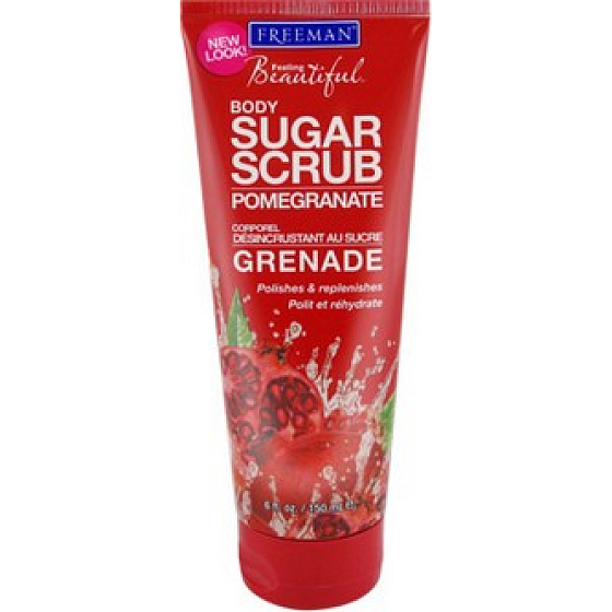 Freeman Feeling Beautiful Cukr a Granátové jablko tělový peeling 150 ml