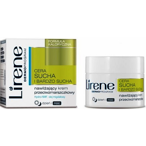 Lirene Dry And Very Dry Skin hydratační krém proti vráskám 50 ml