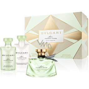 Bvlgari Mon Jasmin Noir L Eau Exquise toaletní voda 50 ml + tělové mléko 40 ml + sprchový gel 40 ml, dárková sada Bvlgari Mon Jasmin Noir L Eau Exquise toaletní voda 50 ml + tělové mléko 40 ml + sprchový gel 40 ml, dárková sada