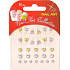 Absolute Cosmetics Nail Art samolepicí nálepky na nehty 3DG001S 1 aršík