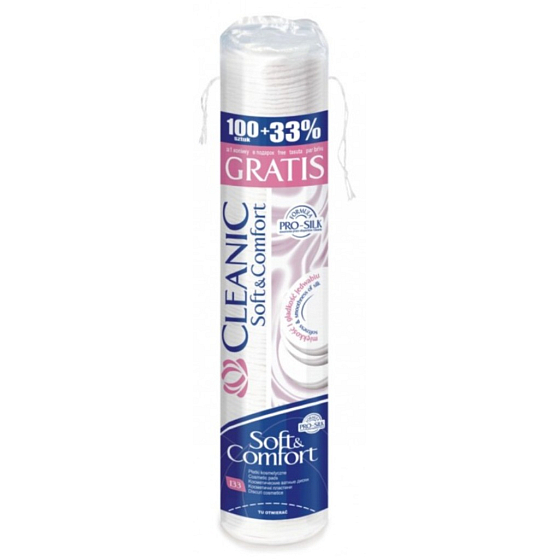 Cleanic Soft a Comfort kosmetické tampony 100 kusů