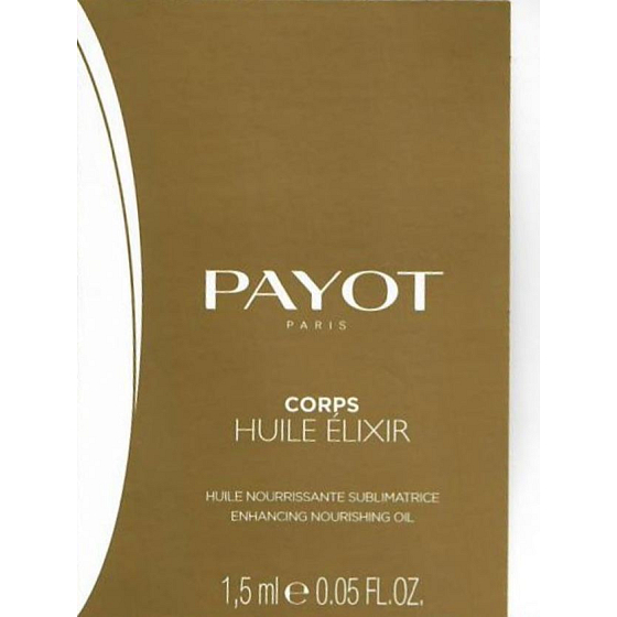 Payot Body Huile Elixir zvýrazňující a vyživující olej na obličej, tělo i vlasy s výtažky z myrhy a amyris 1,5 ml