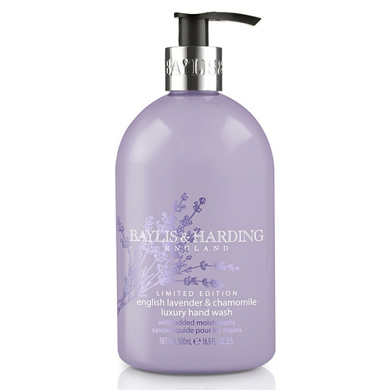 Baylis & Harding Levandule a Heřmánek tekuté mýdlo na ruce dávkovač 500 ml