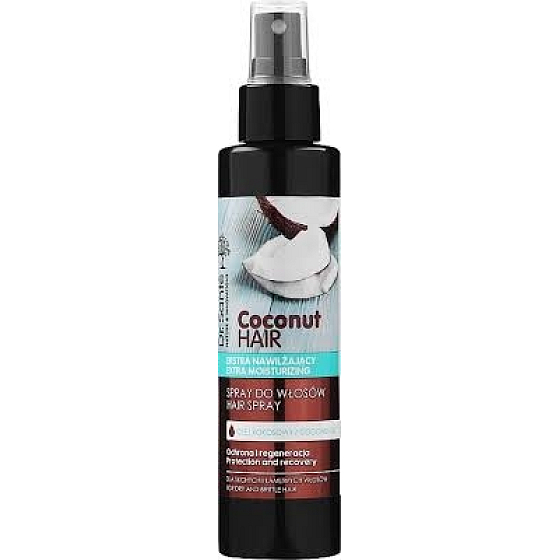 Dr. Santé Coconut Spray do włosów z olejem kokosowym dla suchych i łamliwych włosów 150 ml