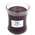 WoodWick Fig - Figa zapachowa świeca z drewnianym knotem i szklanym wieczkiem średnia 275 g