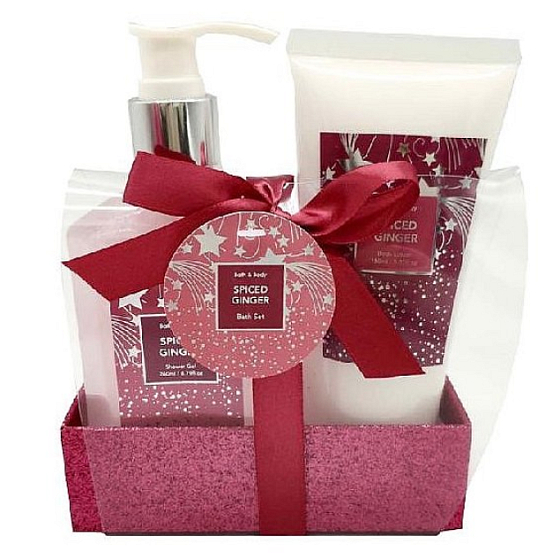 Salsa Collection Kořeněný zázvor sprchový gel 260 ml + tělové mléko 150 ml, 2 dílný dárkový set