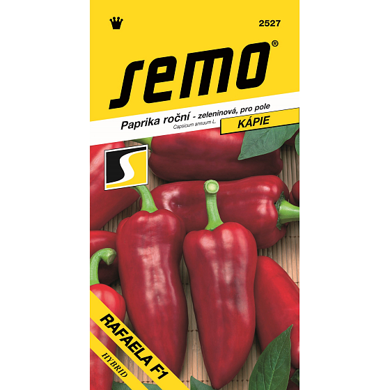 Semo Paprika roční zeleninová, pro pole Rafaela F1 hybrid 15 semen