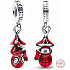 Zawieszka ze srebra próby 925 Marvel Spiderman, charms do bransoletki