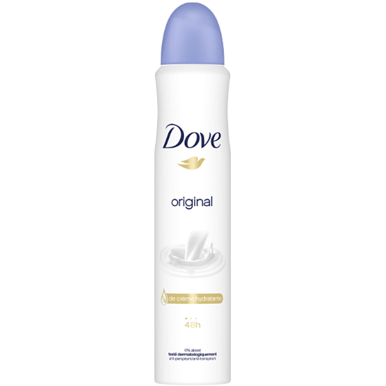 Dove Original antyperspirant dezodorant spray dla kobiet 200 ml