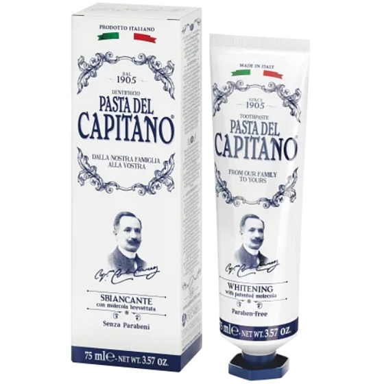 Pasta Del Capitano 1905 Whitening prémiová zubní pasta 75 ml