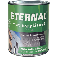 Eternal mat akrylátový univerzální barva na dřevo kov beton, 03 szara średnia, 700 g