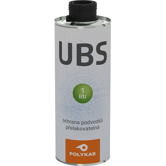 Polykar UBS nástřik podvozku, šedý, 1 l