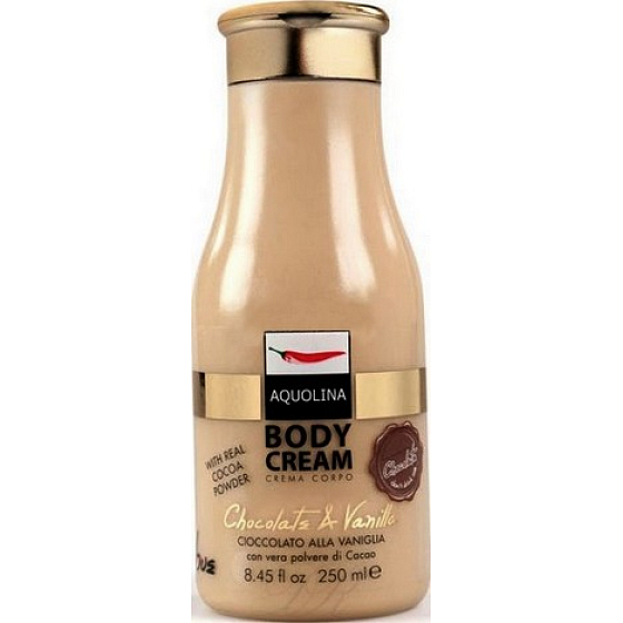 Aquolina Bath Shower Cream Krémový sprchový gel s vůní čokolády a vanilky 250 ml