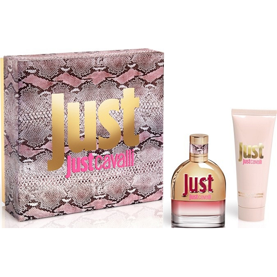 Roberto Cavalli Just Cavalli toaletní voda 50 ml + tělové mléko 75 ml, pro ženy dárková sada