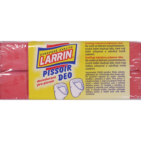 Larrin Pissoir Jahoda Deo pevný váleček do pisoárů 10 kusů 250 g