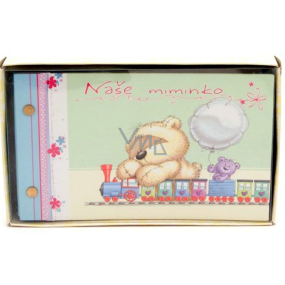 Albi Fizzy Moon dětské samolepicí fotoalbum Naše miminko 12 x 20 cm
