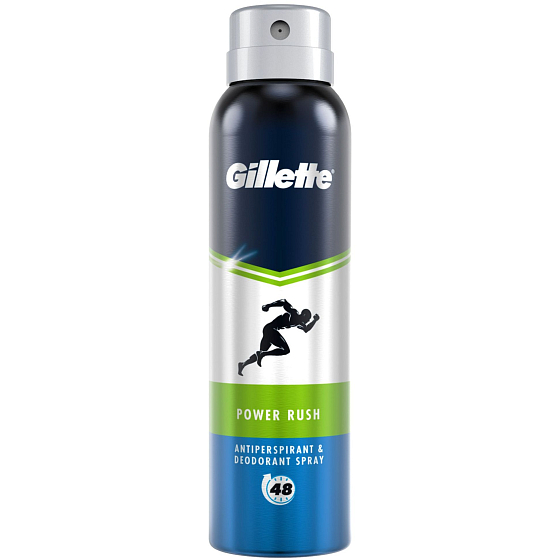 Gillette Series Power Rush deodorant antiperspirant sprej pro muže 150 ml