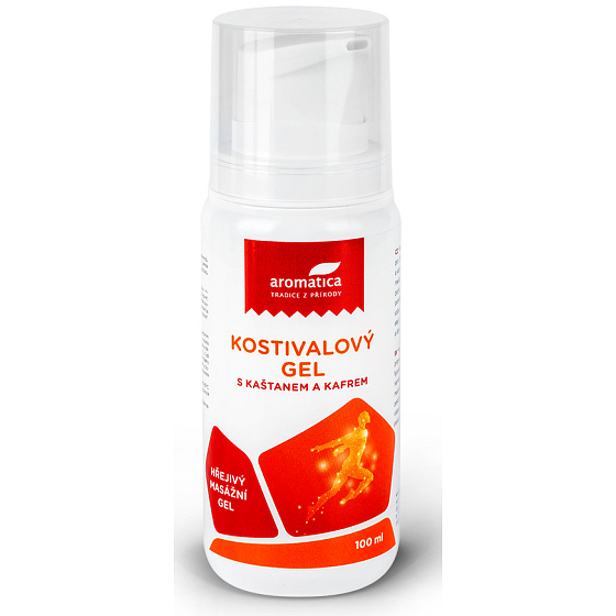 Aromatica Kostivalový gel s kaštanem a kafrem hřejivý 100 ml