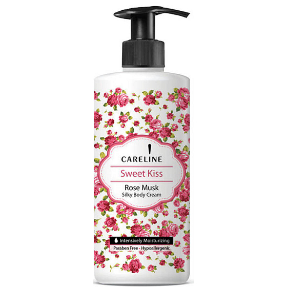 Careline Sweet Kiss - Sladký polibek pečující tělový krém 400 ml