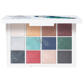 Dermacol Luxury Eyeshadow Palette paletka očních stínů Drama 18 g