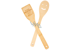 Albi Zestaw drewnianych łyżek z dedykacją Super przyjaciółka 13 cm x 30 cm