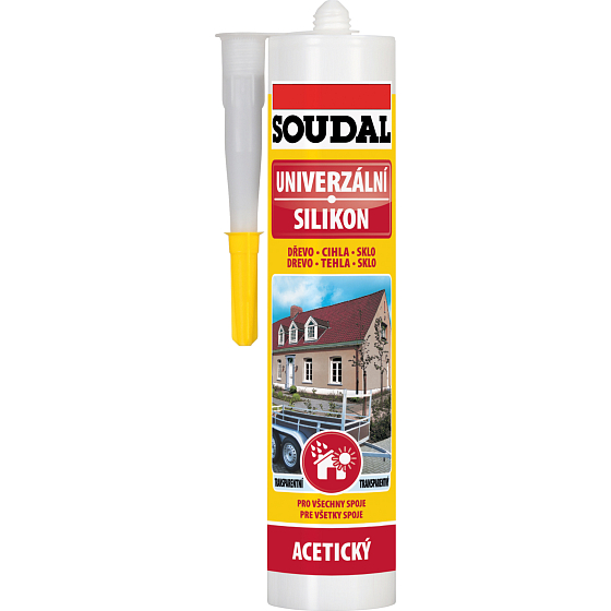 Soudal silikon uniwersalny, przezroczysty, 280 ml