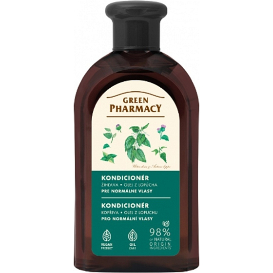 Green Pharmacy Pokrzywa i Łopian odżywka do włosów normalnych 350 ml