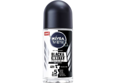 Nivea Men Invisible Black & White Original kulkowy antyperspirant dezodorant roll-on 50 ml