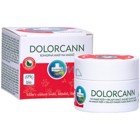 Annabis Dolorcann Bio konopná mast na svaly, záda, klouby a šlachy 15 ml